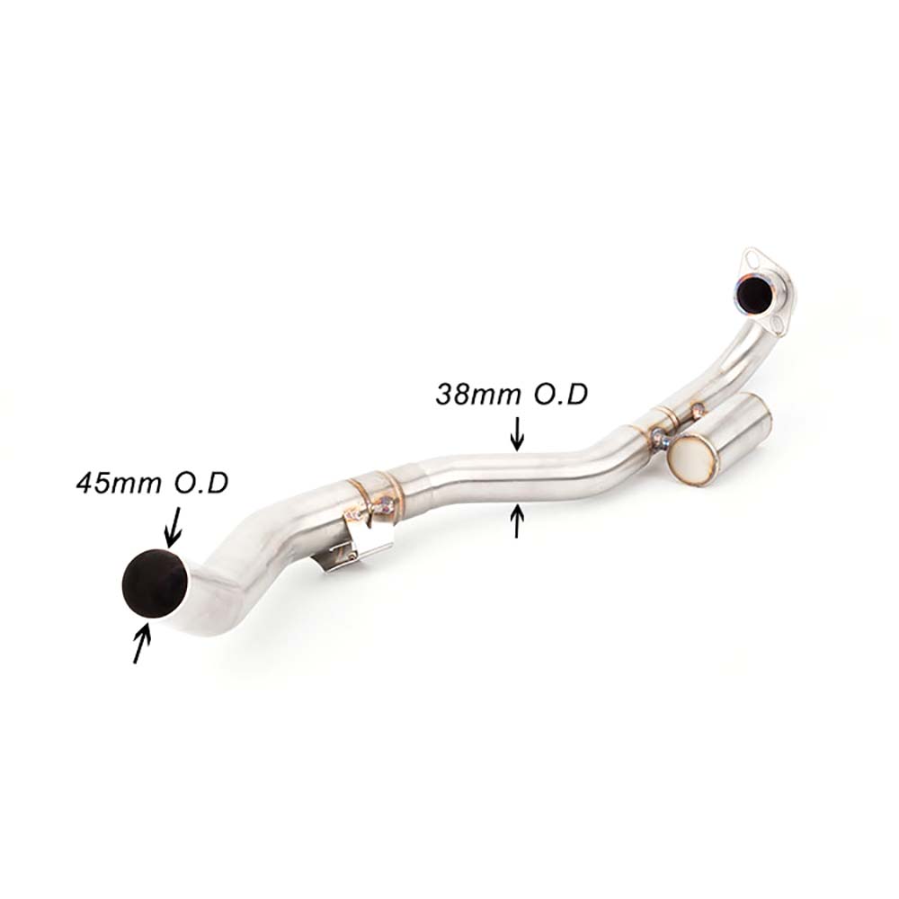 CRF150 CRF230 CRF250 Motorcycle Exhaust Full System Muffler Escape Front Pipe Header for Honda CRF150F CRF230F 2003-2016 CRF250F