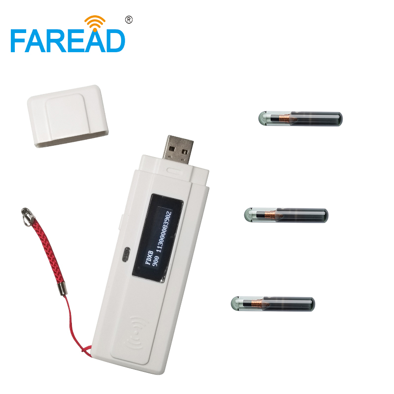High scan-sensitivity USB 134.2Khz pocket RFID chip scanner for vet ,breeder,pet owner microchip reader