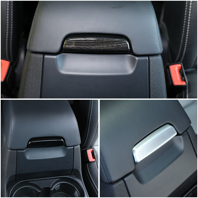For Land Rover Discovery 3 Discovery 4 LR3 LR4 04-16 Car styling ABS Black Car Armrest Box Cover Switch Sticker Car Accessories