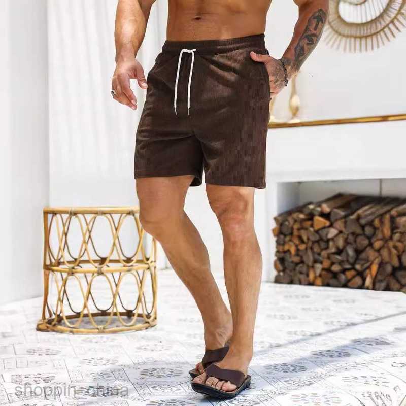 Men's Shorts summer sports and leisure large size corduroy beach shorts Male shorts