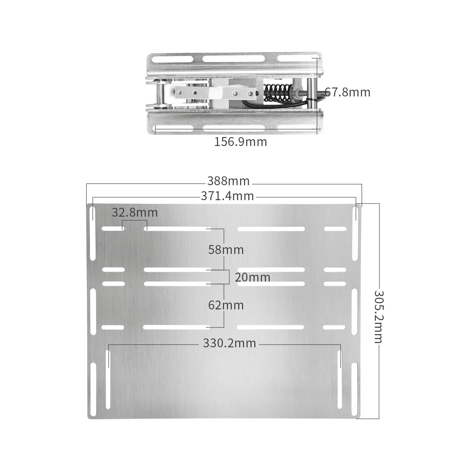 Sim pedals Plate Simracing pedal Universal Pedal Mount Pedals Base Plate