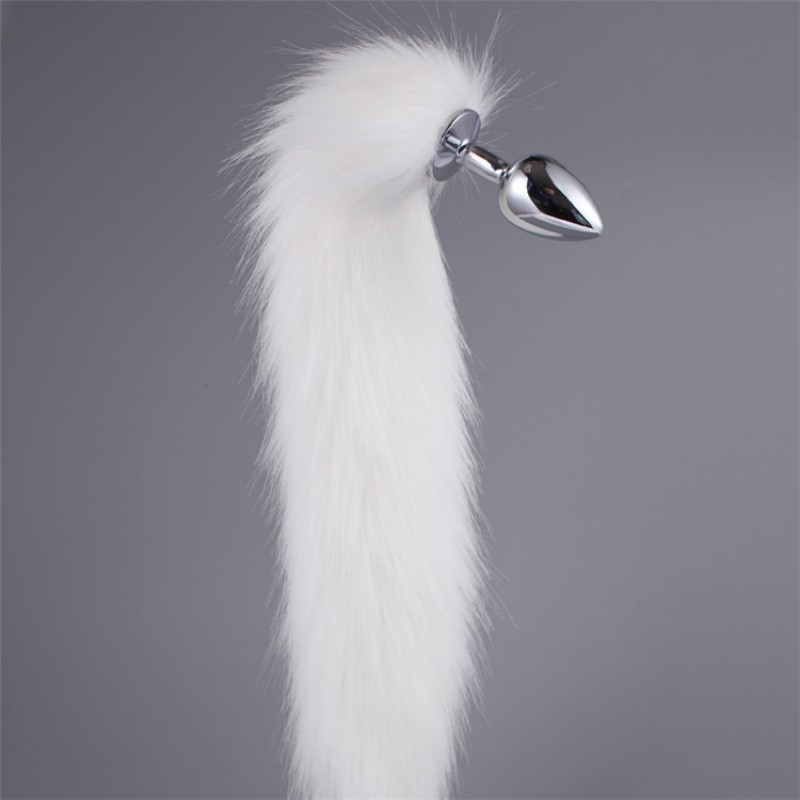 BDSM Erotic Inseparable Plush Fox Tail Butt Plug with Fetish Anal Sex Toys for Woman Man Couples Cosplay Adult Game Shop