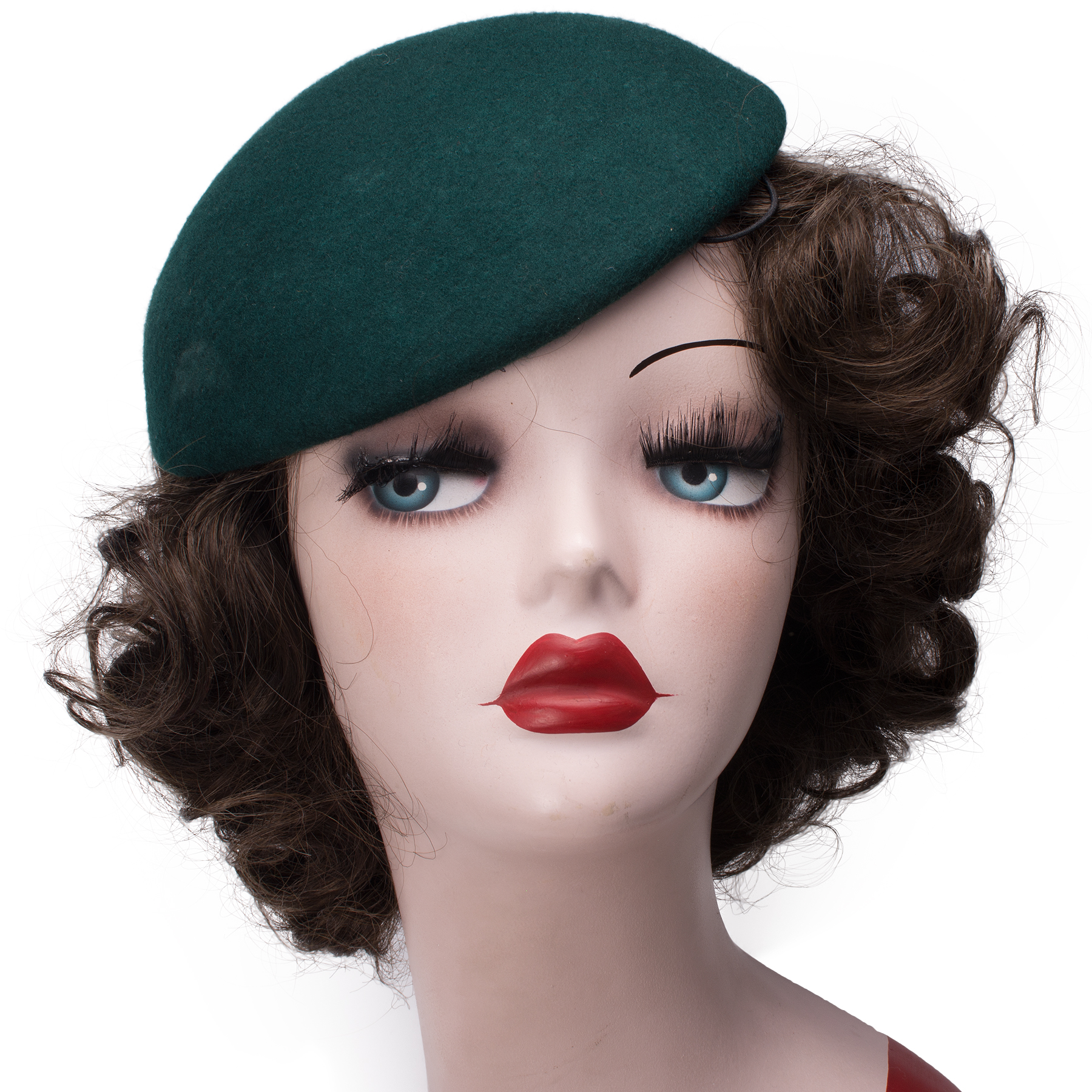 Winter Beanies Womens Beret 100% Wool Hats Circle Round Pillbox Hats Ladies Millinery Supply Hat Base Cocktail Wedding Hat A048