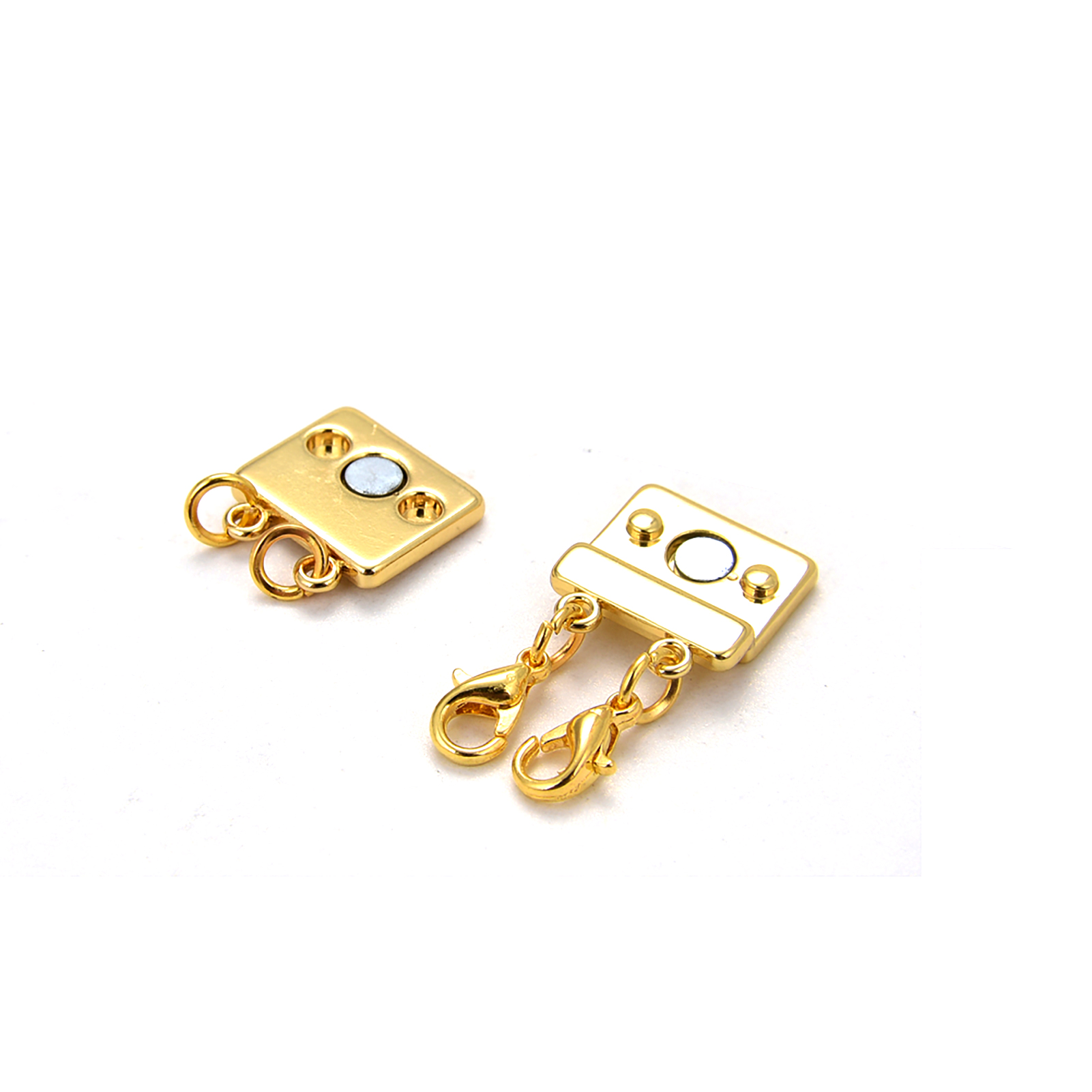 Layered Bracelet Necklaces Lobster Clasp Layered Stacked Fasteners Buckles Closed Beading Clasp Necklace Bracelet Chain Buckle