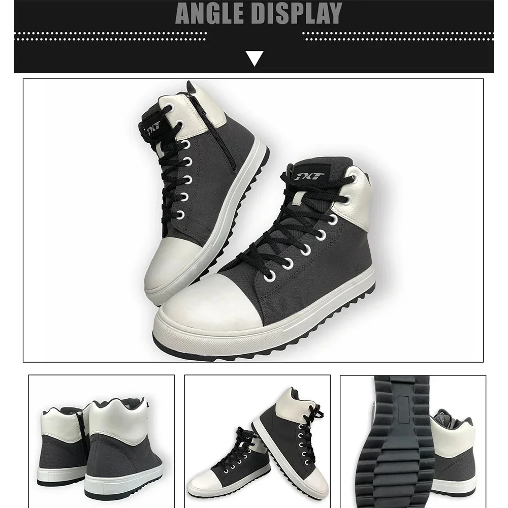 Motorcycle Men Boots Racing Shoes Riding Off-road Motorbike Moto Equipment Breathable Durable Comfortable Soft Protection