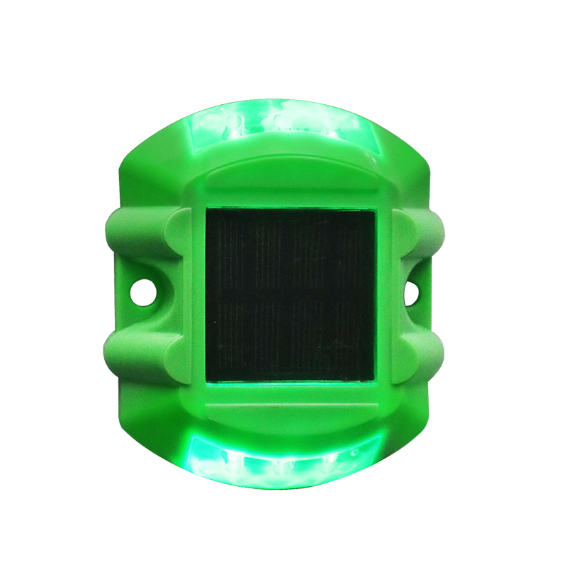 Constant Light On Colored Plastic Case Solar Ip68 Traffic Safety Driveway Marker Road Stud