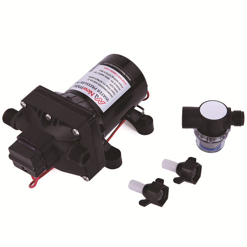 12V&24V Water Pump Diaphragm Self Priming Pump Showers Toilets Water Transfer Motor For RV Marine Caravan Accessories