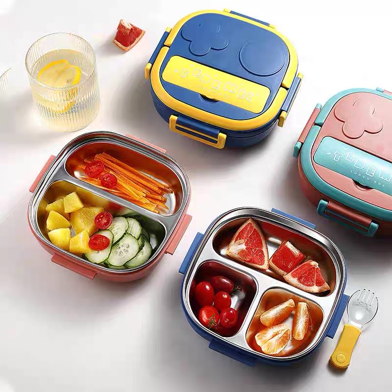 Lunch Box For Kids 304 Portable Stainless Steel Lunch Box Baby Child Student Outdoor Camping Picnic Food Container Bento Box