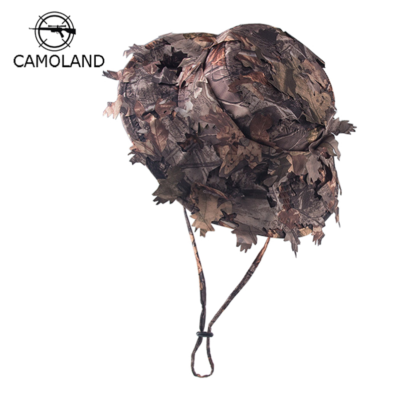 Tactical Airsoft Sniper Camouflage Boonie Hats Nepalese Cap Militares Army Mens Military Hiking Hats Summer Bucket Hat Fishing