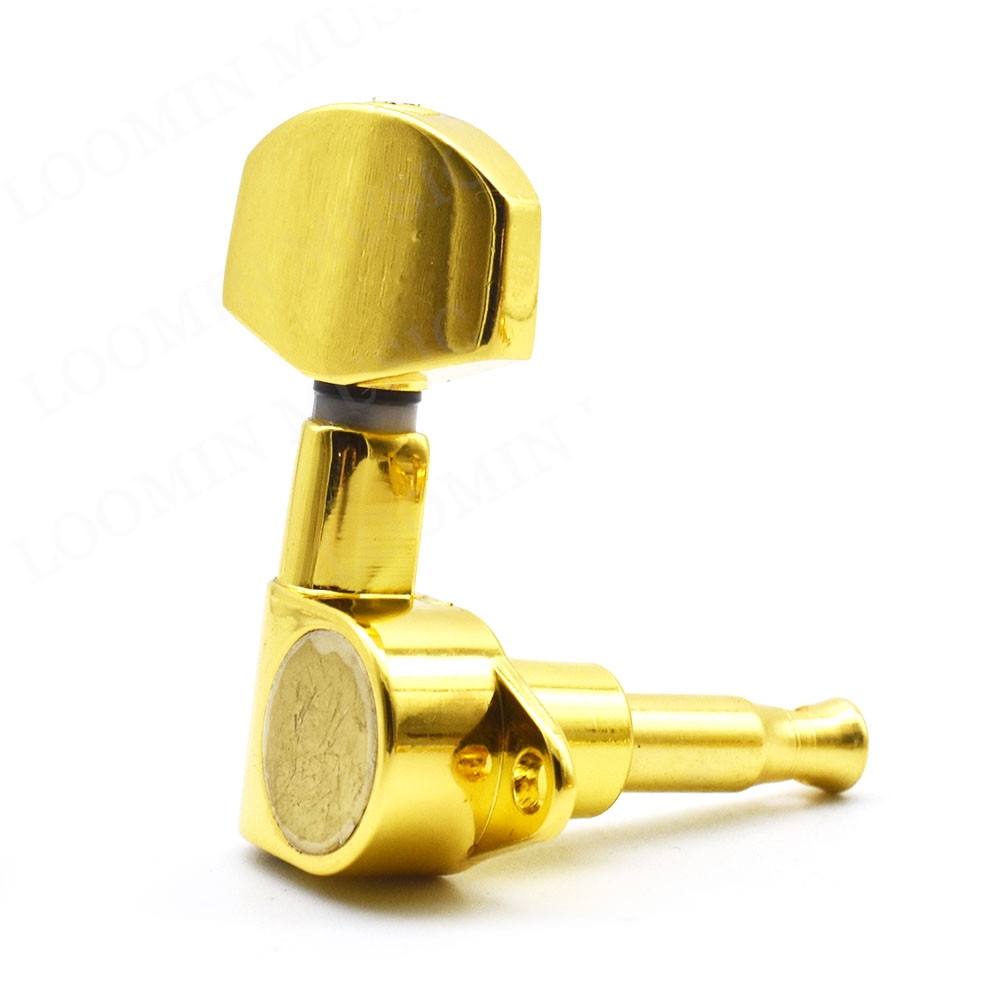 6Pcs Acoustic Electric Guitar String Tuning Pegs Tuners Machine Head Guitarra Peg Accessories Parts Gold