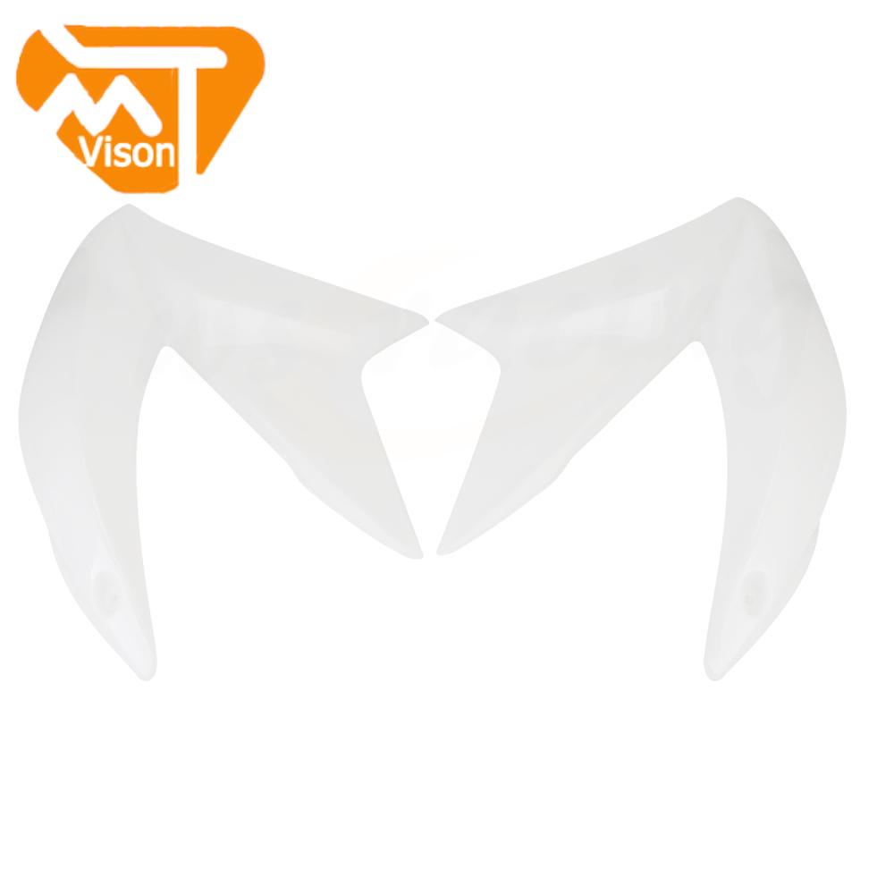 Motorcycle Parts Fuel Tank Cover Set 1 Pair PP Plastic Fuel Tank Left Right Side Protective Plates For Honda Hawk250 Hawk 250