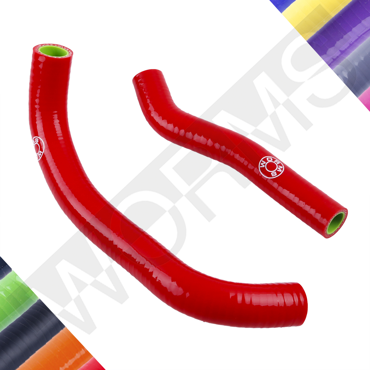 Silicone Radiator Hose Tube Kit for 2003-2008 Suzuki LTZ400 / Kawasaki KFX400 / Arctic Cat DVX400 2004 2005 2006 2007