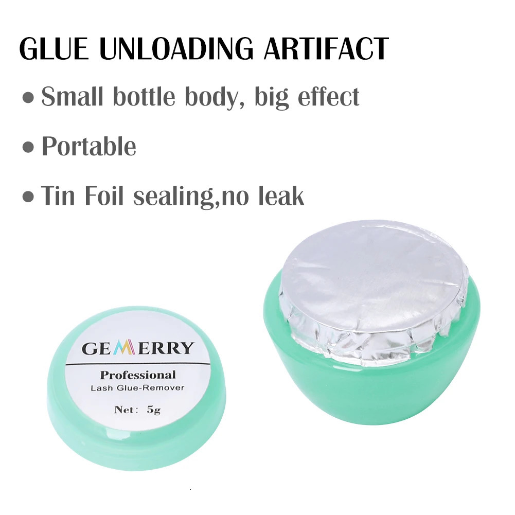 GEMERRY Eyelash Glue r Cream 5g/10g Professional Gel/Cream No Stimulation r Eyelash Extension Supplies for Makeup 240624