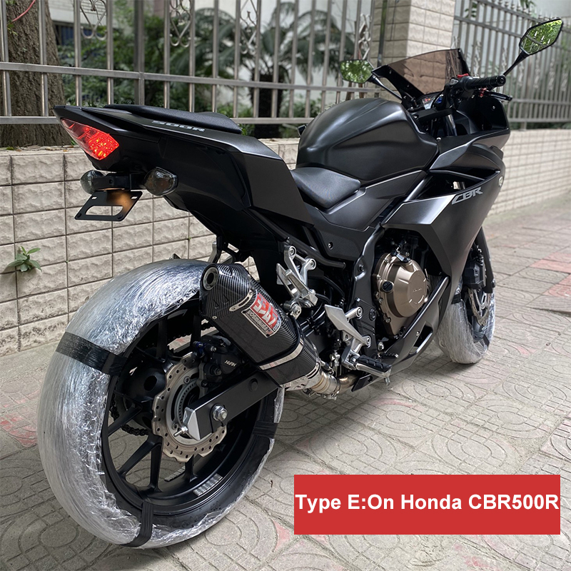 51mm Universal Motorcycle Exhaust Muffler Yoshimura Escape Moto DB Killer for Honda PCX125 NMAX155 FZ1N Z900 S1000RR CBR500R R6