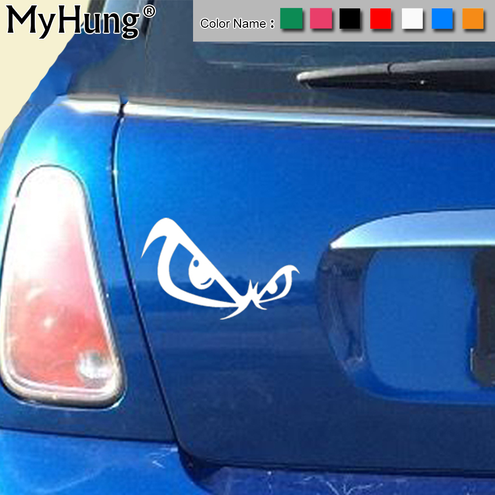 17*10.5cm No Fear car sticker skate bmx snowboard surf scooter bad boy eyes Vinyl Decals Window Stickers Accessories Car Styling