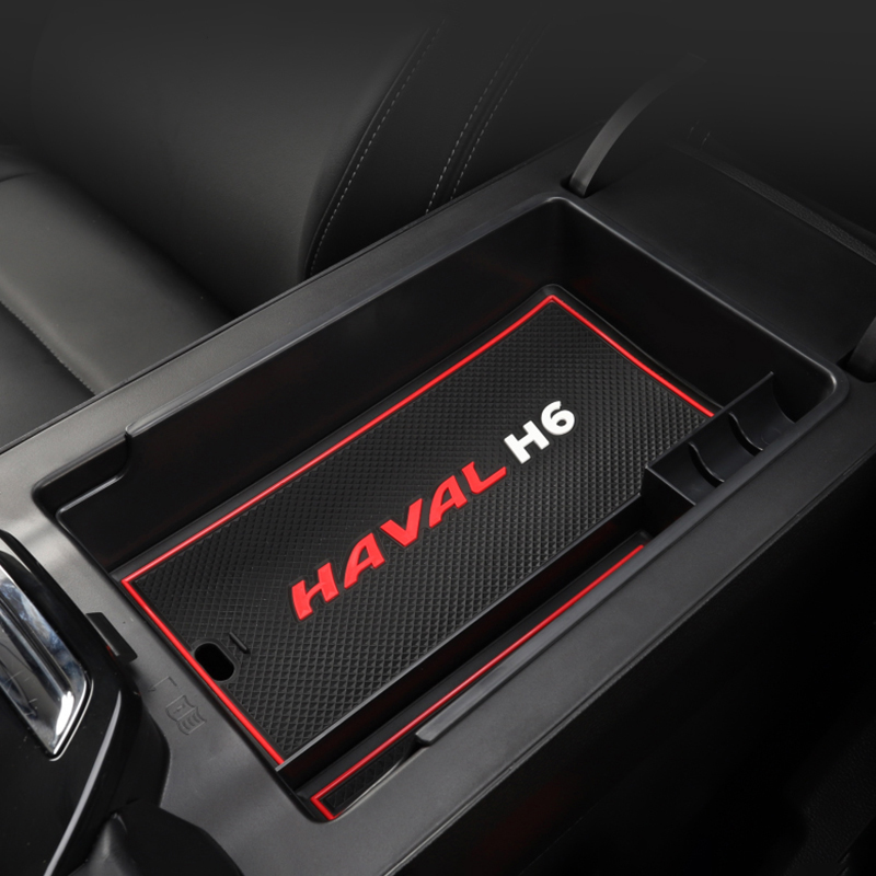 For Haval H6 3rd Gen GT 2021 2022 2023 2024 PHEV Car Armrest Central Storage Box Cover Center Console Container Glove Organizer