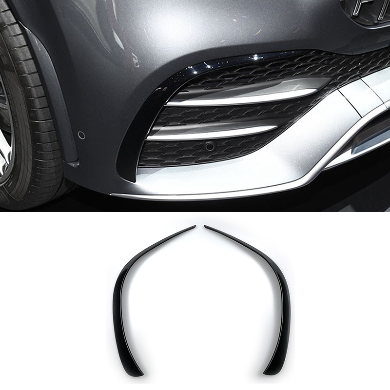Car Front Bumper Splitter Side Spoiler Air Vent Body Kits Trim For Mercedes-Benz GLE-class W167 C167 GLE350 450 AMG 2019-2023