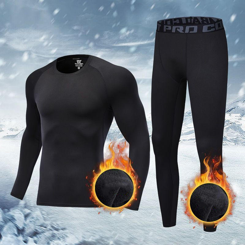 New moto gp Motorcycle Thermal Underwear F1 Set Men's Motorcycle Skiing Winter Warm Base Layers Tight Long Johns Tops Pants Set