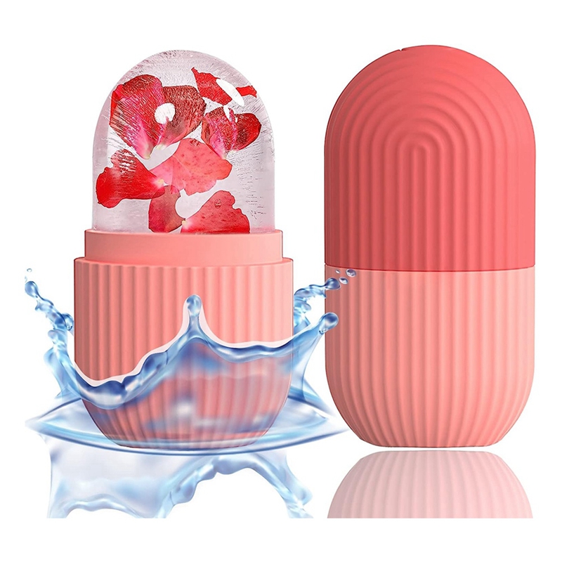 Ice Face Roller Massager,Ice-Cube Roller For Face,Eyes And Neck Naturally Conditioning And Skin Care,De-Puff Eye Bags