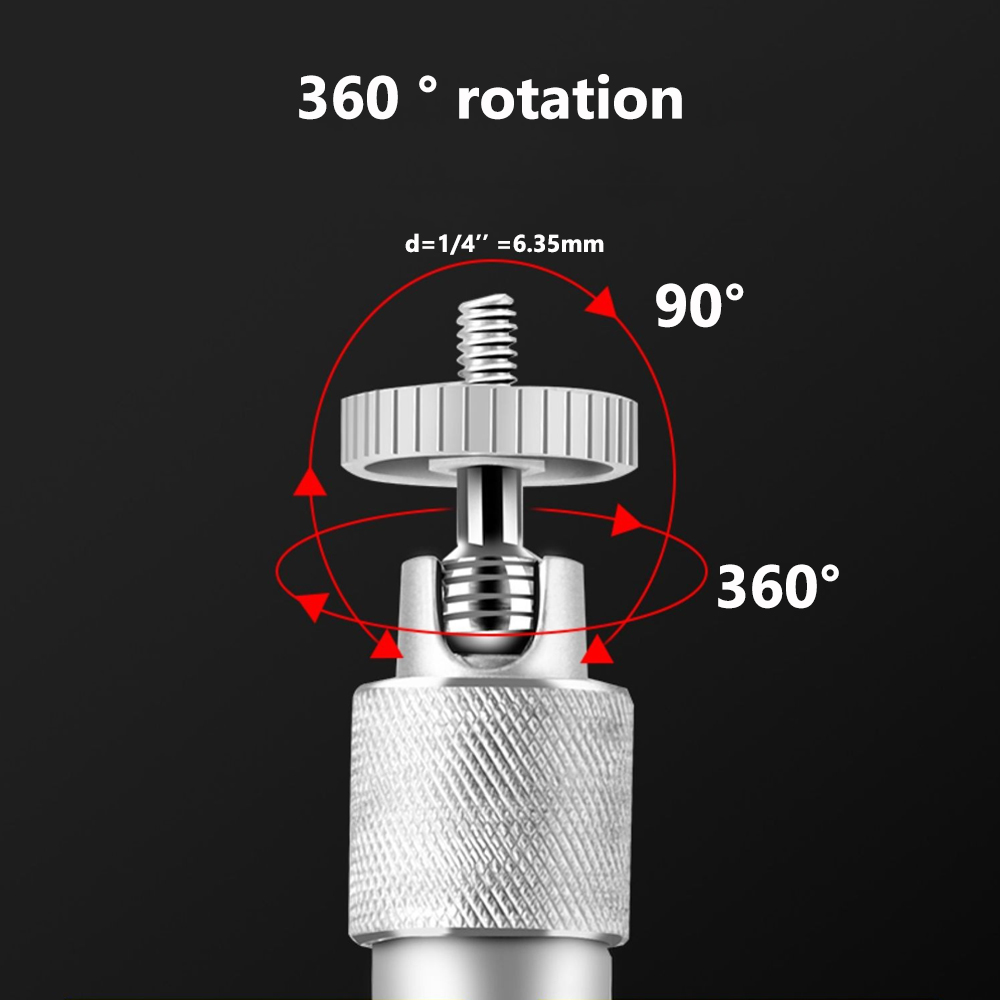 360 Degree Adjustable Projector Ceiling Mount Stand Surveillance CCTV Camera Stand Wall Mount Bracket Aluminum Swivel Mount