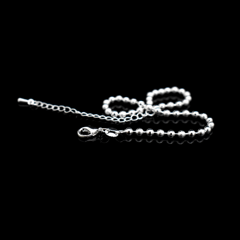 New Classic Simple Small Round Ball Bead Anklets Foot Chain For 925 Sterling Silver Ladies Foot Anklet Bracelet Women Jewelry