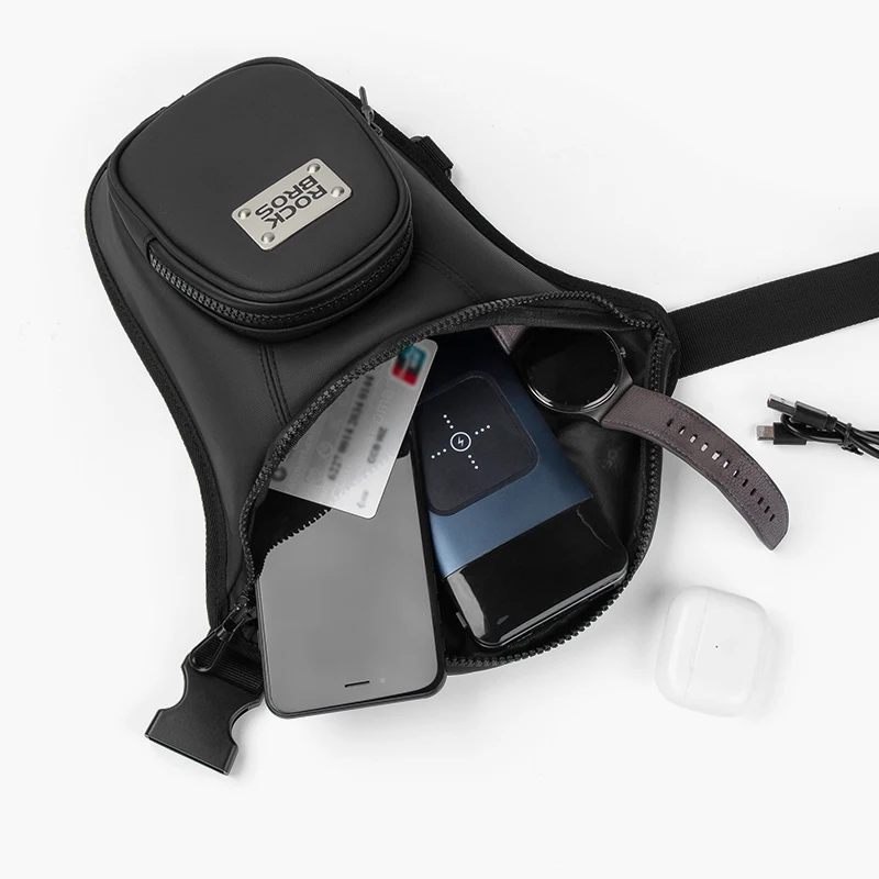 ROCKBROS Waist Leg Bag Motorcycle Bicycle Riding Phone Purse Waterproof Leggings Thigh Unisex Bag Adjustable Belt Fanny Pack