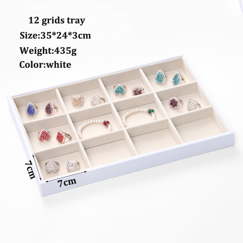 Bangle Bracelet Necklace Ring Earring Pendant Stand Series Watch Holder For Woman Jewelry Tray Jewellery Organizer Storage Box