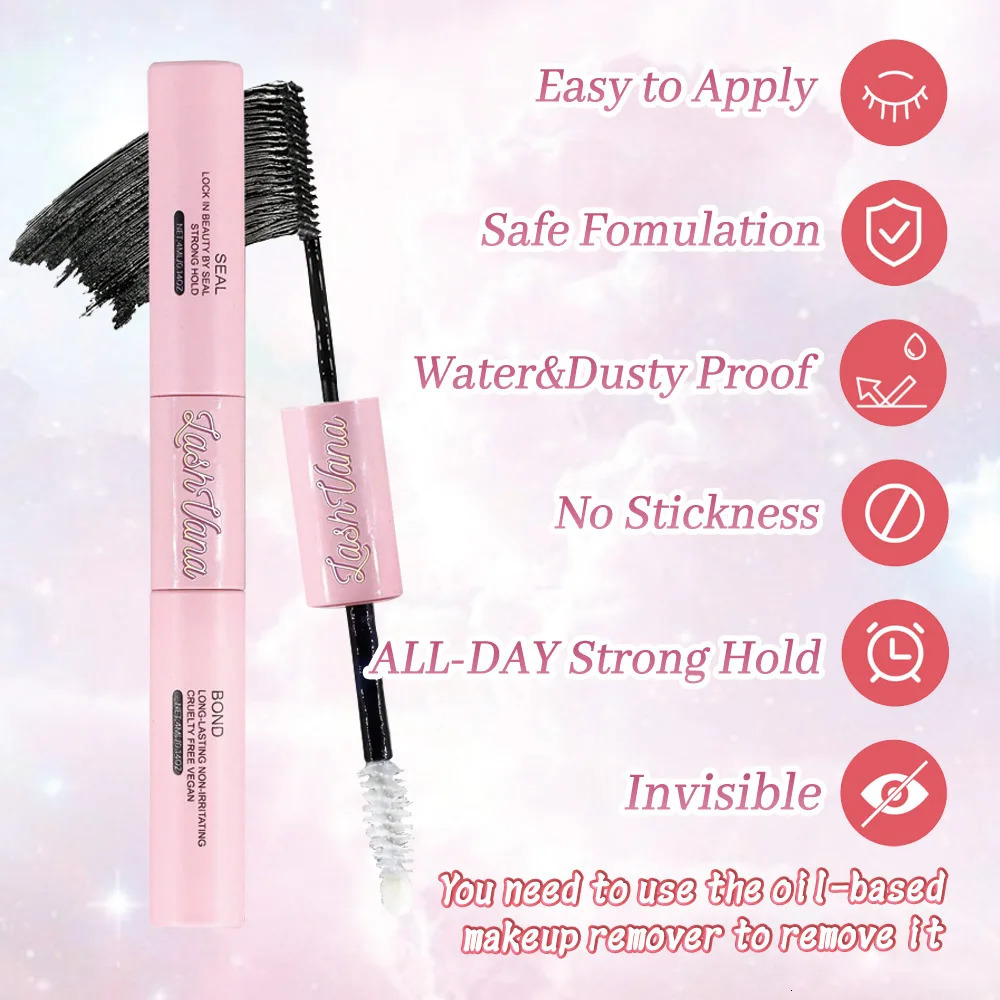 Eyelashes 280 PCS 8-16mm Clusters Lash Bond and Seal Makeup Tools DIY Lashes Extension Kit for Gluing Lashes Gluing Glue 240624