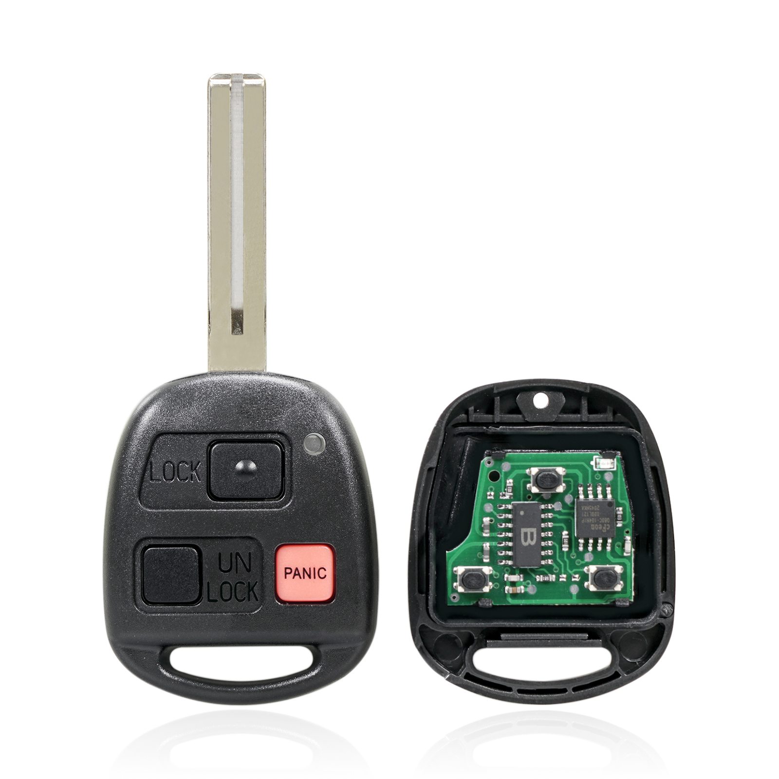 KEYYOU 3 Buttons Remote Key 314mhz chip for Lexus GX470 LX470 2003 2004 2005 2006 2007 2008 HYQ1512V 4D68 89070-60801