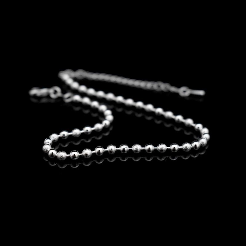 New Classic Simple Small Round Ball Bead Anklets Foot Chain For 925 Sterling Silver Ladies Foot Anklet Bracelet Women Jewelry