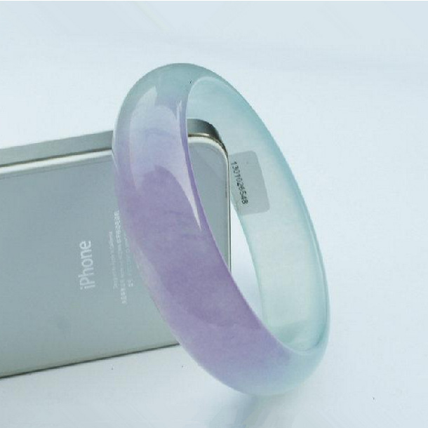 Natural jade A jadeite violet jade bangle bangles for woman real jade bracelets natural jade stone for woman bracelets jewelry