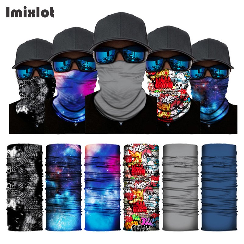 Outdoor Magic Bandana Cycling Sunshade Scarf Polyester Hiking Neck Cover Fishing Windproof Headband Multi-Use Face Mask