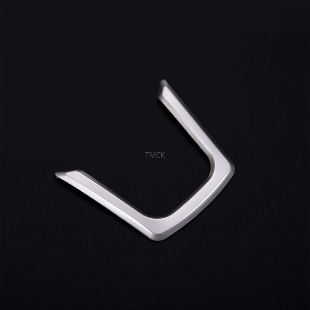 ABS Chrome Car Accessories Interior Steering Wheel U-type Cover Trim Sequin For Jaguar XE X760 XF X260 F-Pace f pace X761 E-PACE