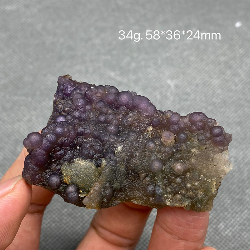 Natural grape agate mineral specimen stones and crystals healing crystals quartz gemstones free shipping