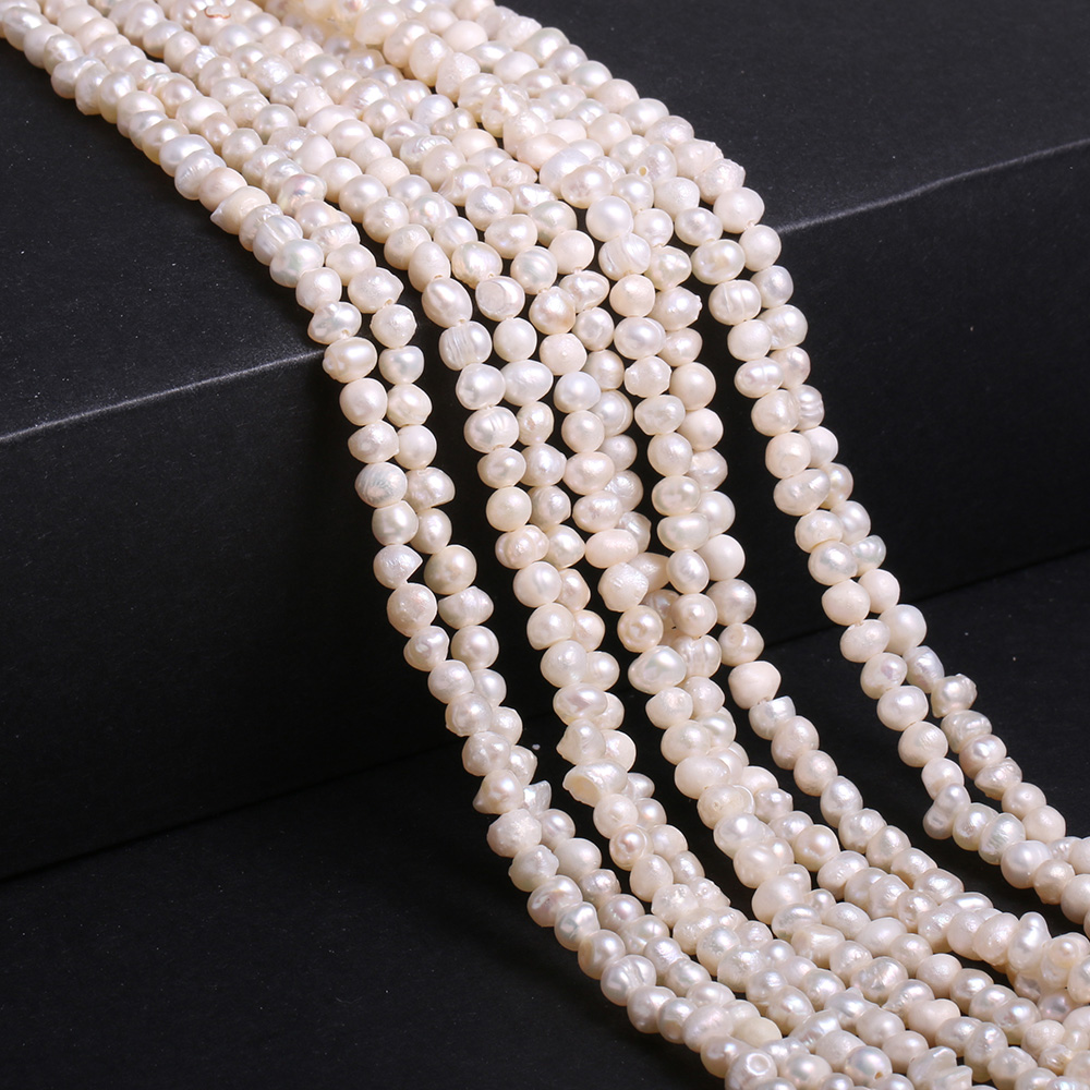 Natural Freshwater Pearl Beads High Quality Potato-shaped Punch Loose Beads for Make Jewelry DIY Bracelet Necklace Accessories