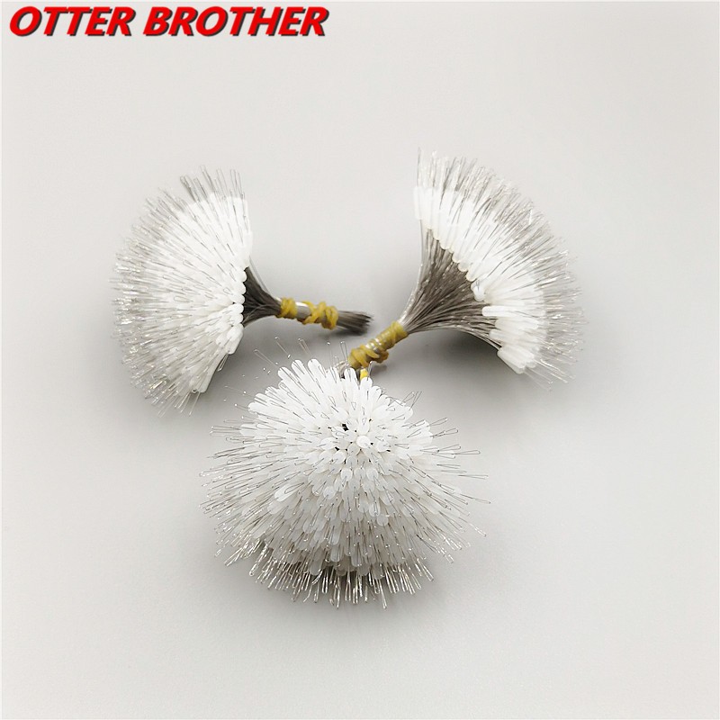 300pcs/lot Float Transparent Rubber Stopper Ss S M L Fishing Bobber Stopper Float Cylindrical Space Bean Fish Line Accessories