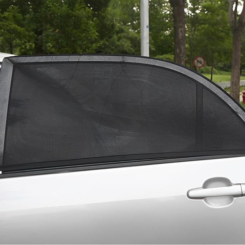 Car Side Window Sunshade Front Rear Windshield Privacy Window Screen Sunshade Mesh UV Protect Curtain Auto Windows Screen Cover