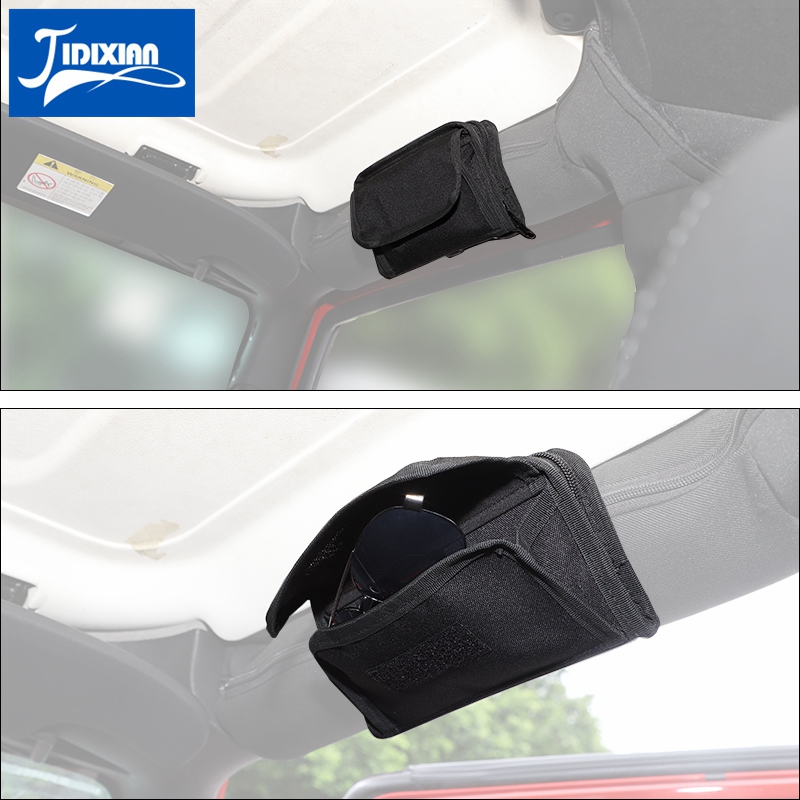 for Suzuki Jimny 2007 Up Car Glasses Storage Bag for Jeep Wrangler TJ JK JL JT 1997 Up Sunglasses Storage Bag