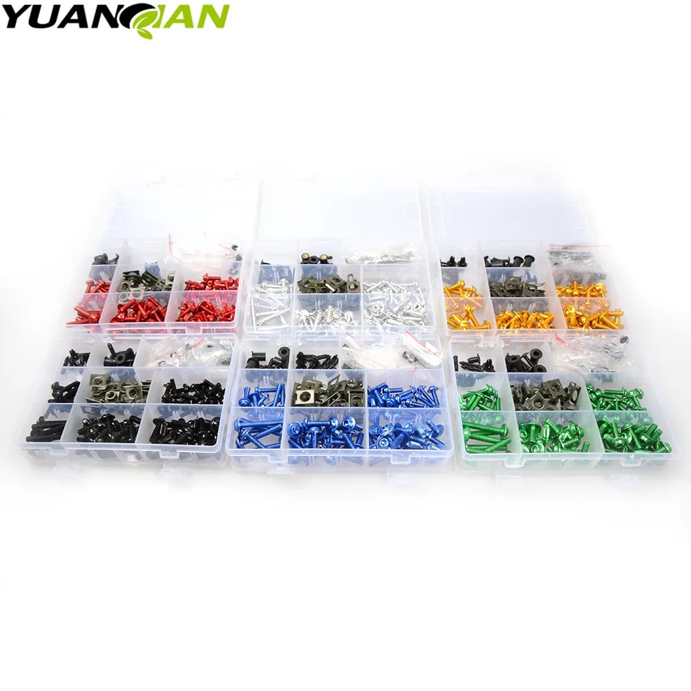 M6 M5 Fairing Bolts Kit Bodywork Fasteners Screws Nut FOR SUZUKI GSF650 BANDIT 600S GSR400 GSR600 GSR750 HAYABUSA Integra 750