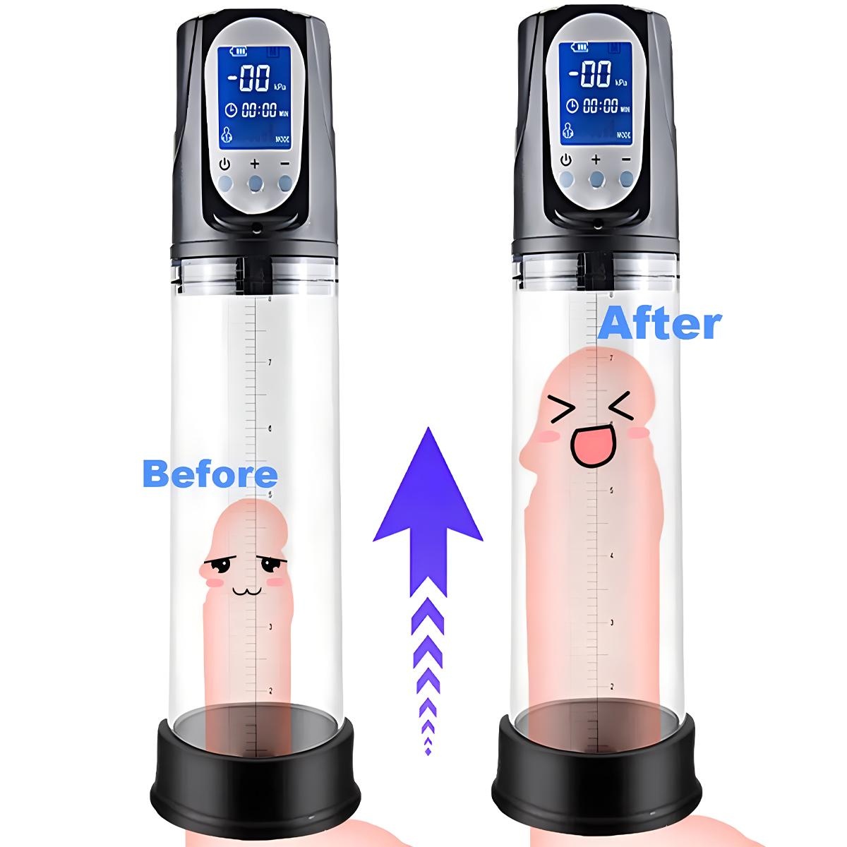 Electric Penis Pump Penis Enlargement Extend Pump Penis Trainer Male Masturbators Cup Dick Pump Sex Toys for Men Dick Enlarger
