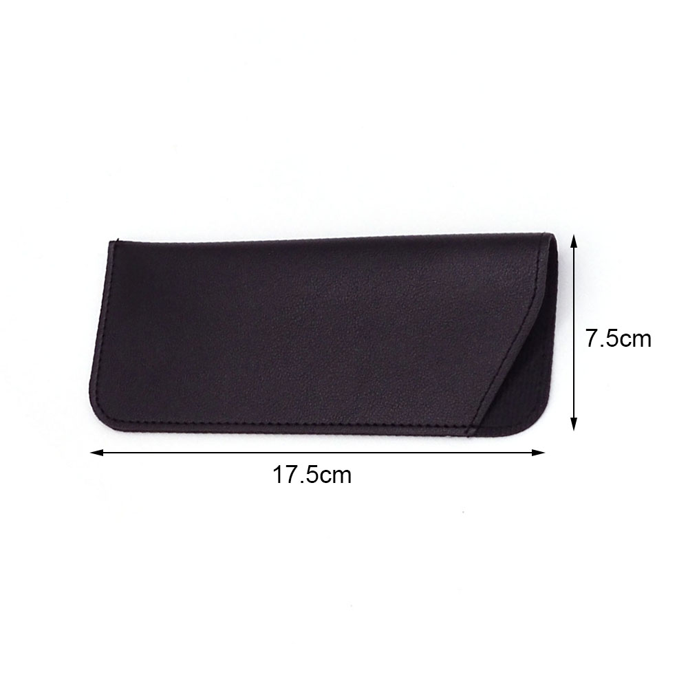 PU Leather Sunglasses Eyewear Case Car Eyeglass Cover Folding Soft Spectacle Bag Reading Glasses Organizer STORAG Box Wholesale