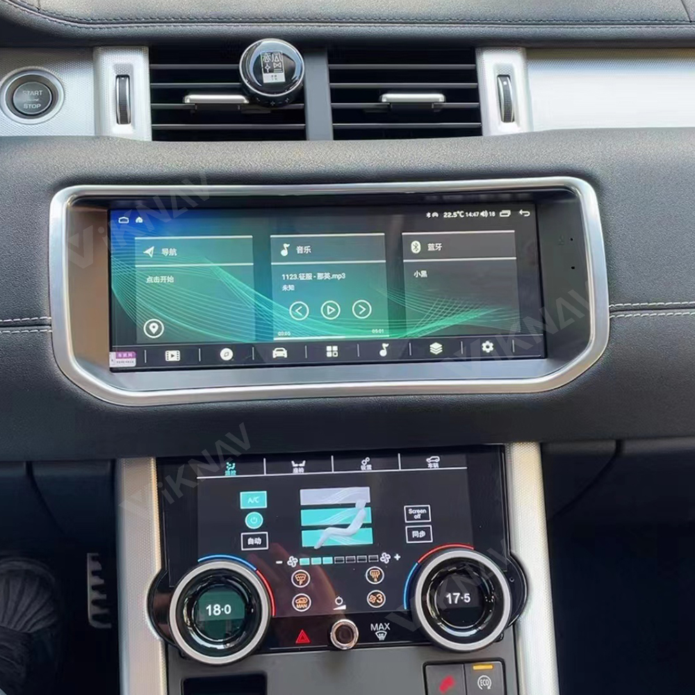 Android 12 For Range Rover Evoque L538 2012-2018 Car Radio Stereo Replacement GPS Multimedia Plyer With AC Panel Climate Control