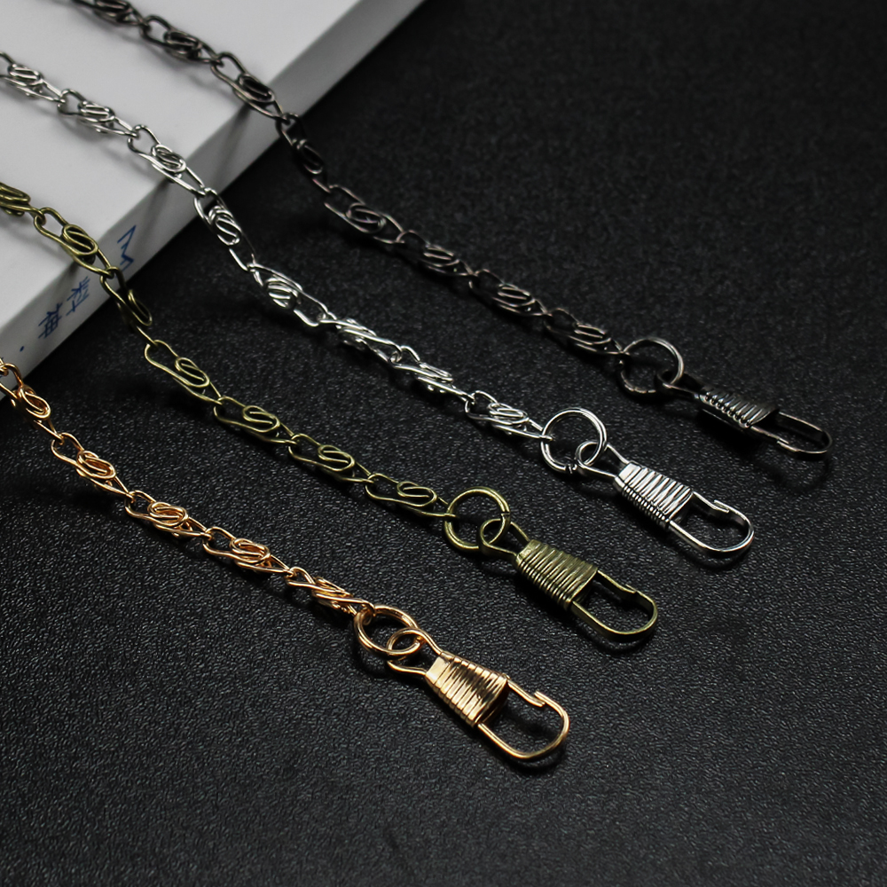 120CM Women Metal Chain Bag Thin Purse Shoulder Bag Chains For Bag Replacement Handbag Chain Strap Accessories For Bags