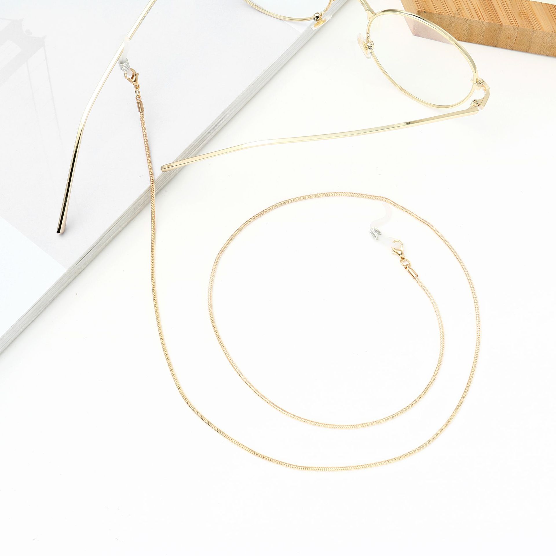 High Quality Simple Snake Chain for Men&Women Gold Color Sunglasses Chain Glasses Holders Lanyard Eyewear Straps