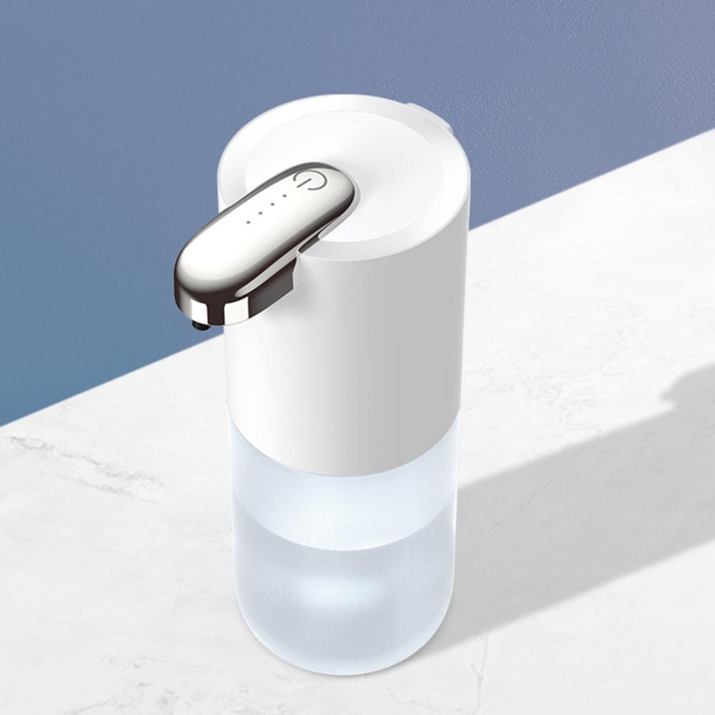 380ML Soap Dispenser Adjustable Automatic Foaming Soap Dispenser USB Rechargeable Hand Sanitizer Dispenser for Home