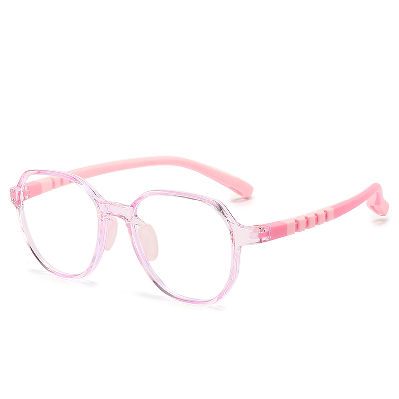 Anti Blue Light Kids Glasses Square Children Boy Girls Computer Transparent Blocking Reflective Eyeglasses silicone Soft Frame