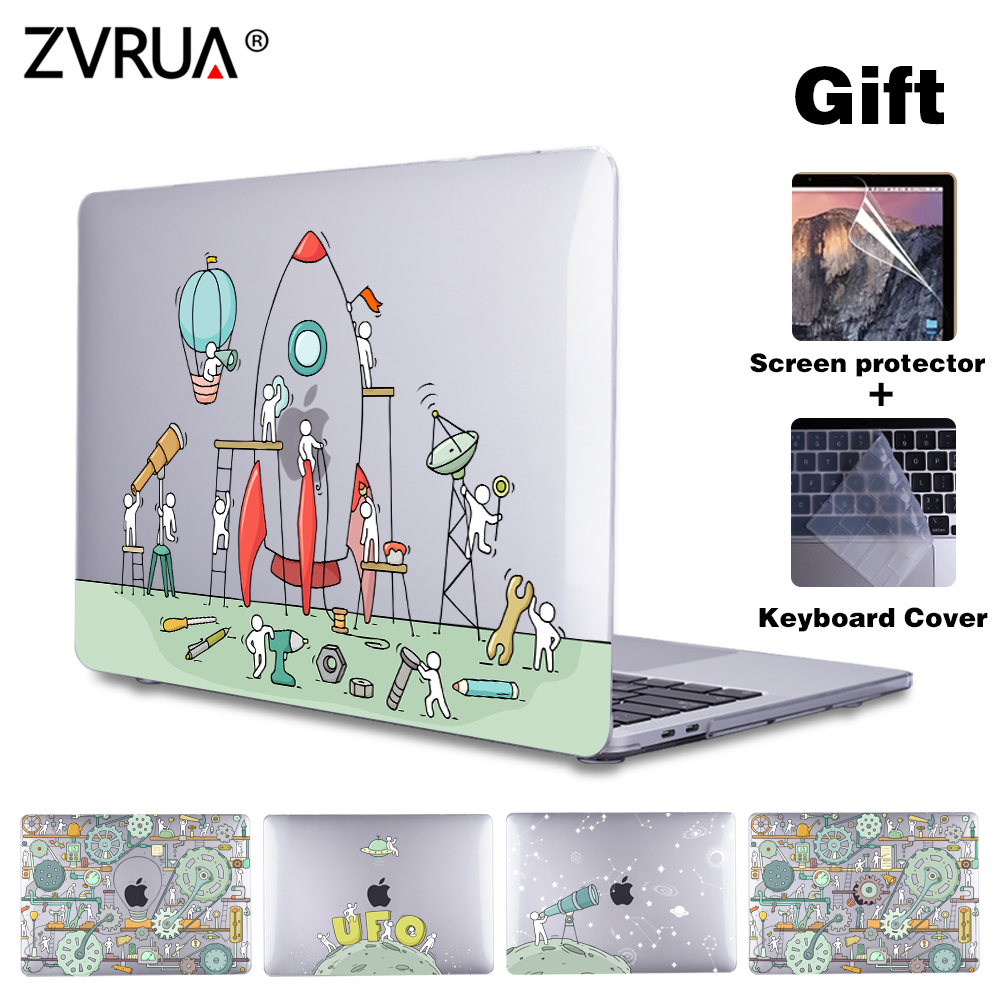 3D Industry Elite Case For Macbook Air 13 A2681 A2337 A2179 A2338 2020 M1 M2 Chip Pro 15 16 A2141 A2289 2021 Latest Version