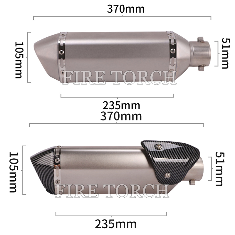 For Yamaha YZF R15 R125 V3 V4 MT15 MT-15 MT125 2020 - 2021 Motorcycle Exhaust Escape System Muffler Front Link Pipe DB Killer