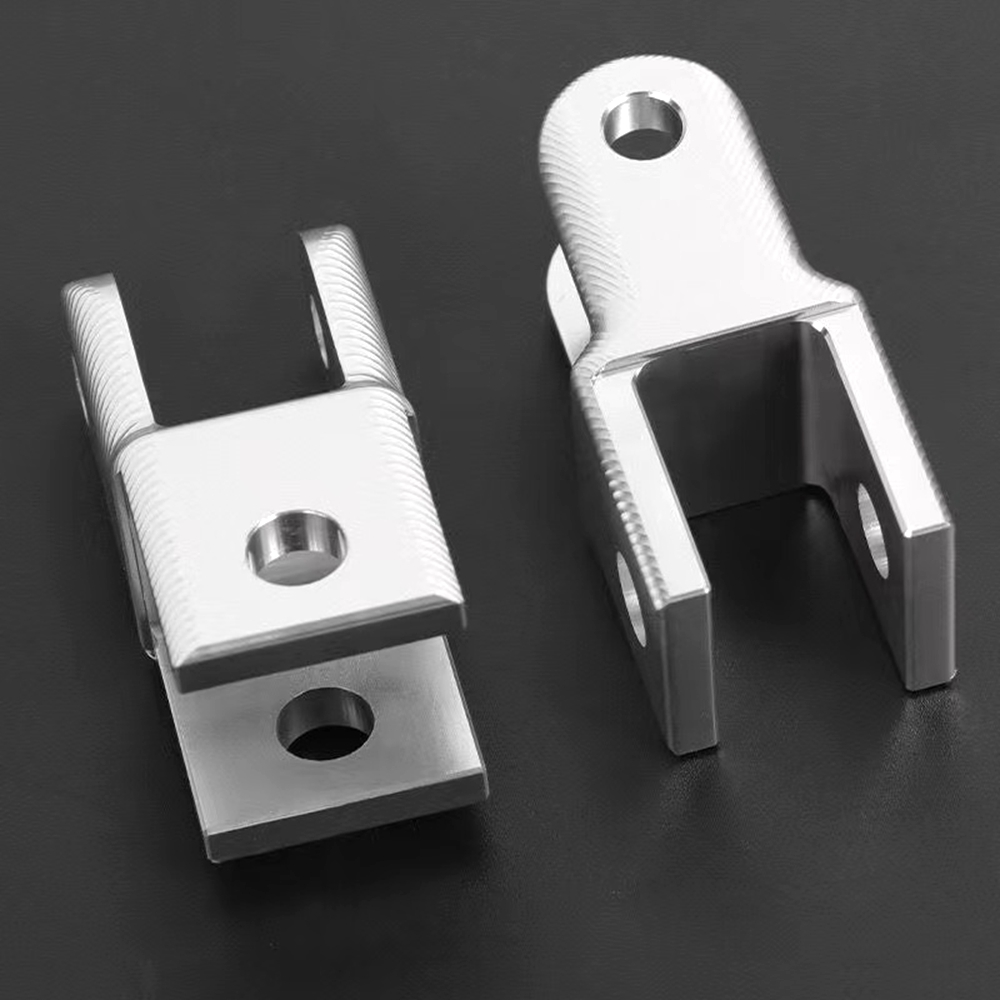 Motorcycle Rear Shock Fixed Head Round End Convert Fork End Accessories Universal 20mm Dual Fork Port Converter Heighten Adapter