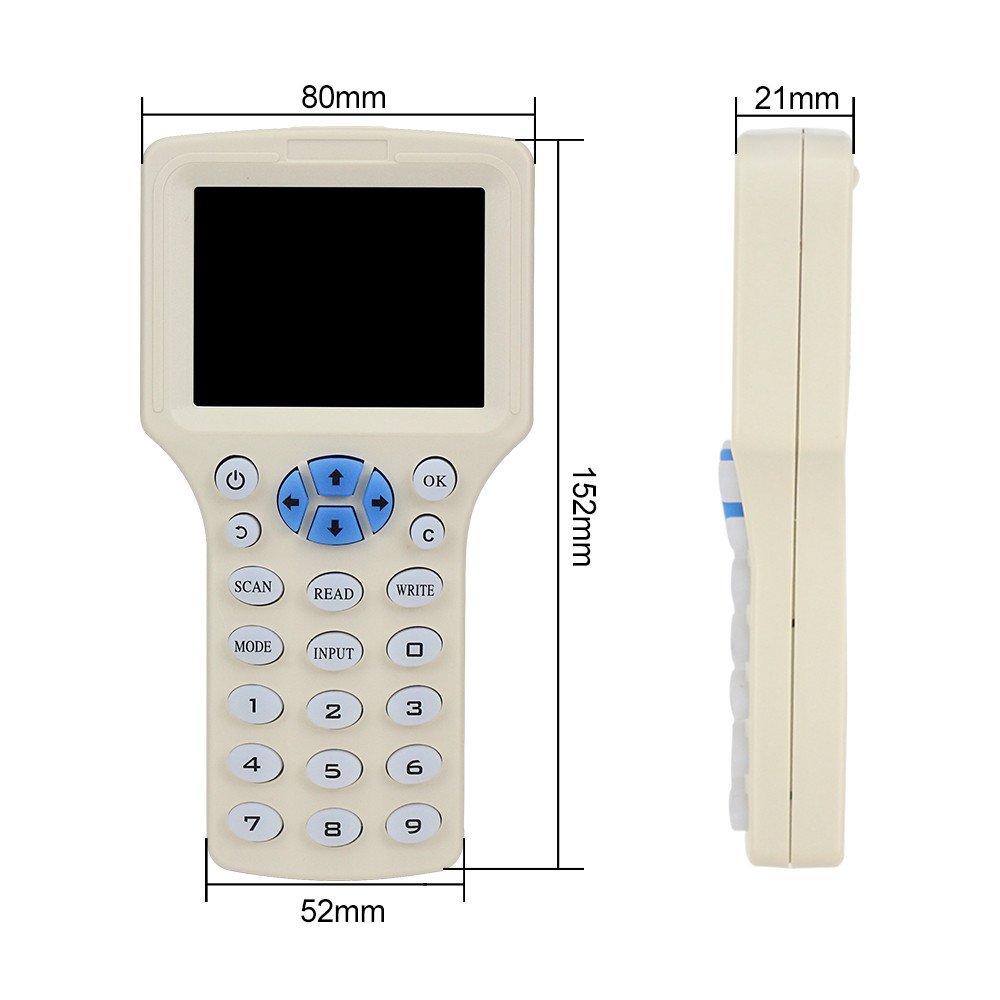 RFID Duplicator 125KHz Key Card Copier RFID Super Featured Smart Card Reader 13.56MHz Encrypted Programmer USB UID / T5577